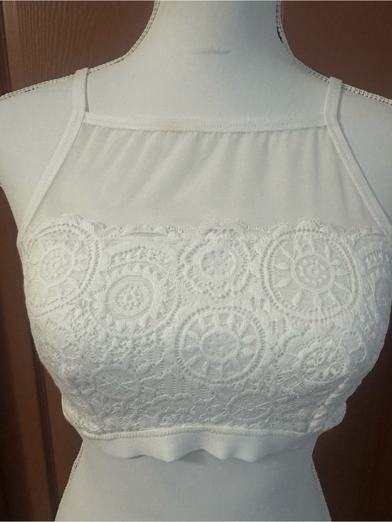 aerie Other - Aerie NWT Cream Lace-Trim Bralette